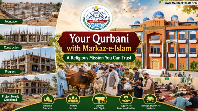 Qurbani with Markaz-e-Islam
