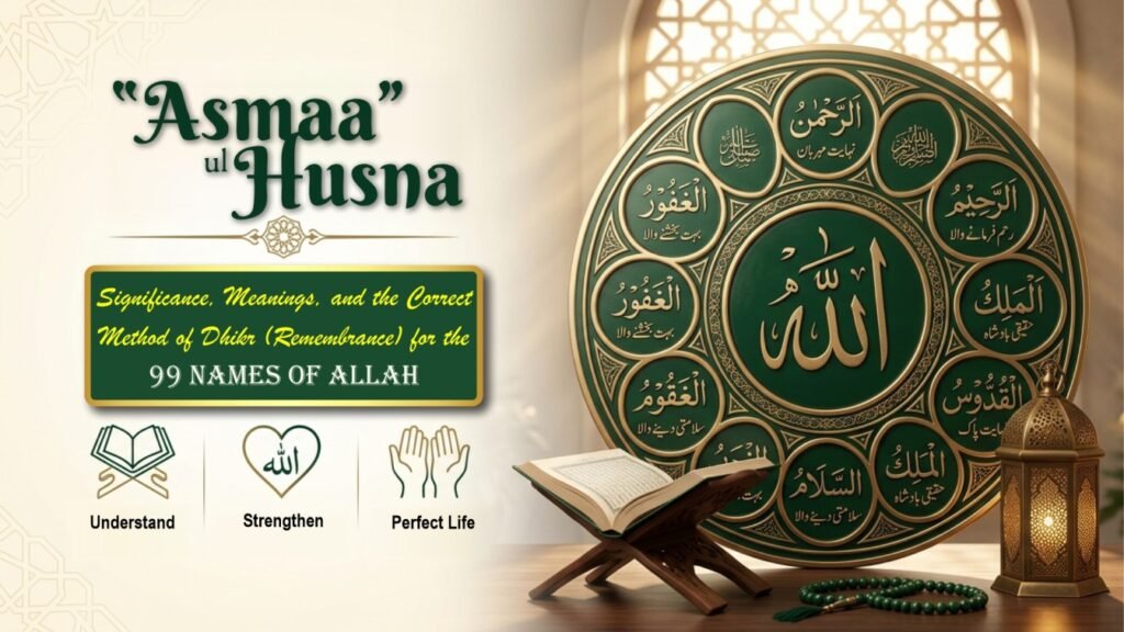 Asma ul-Husna The Virtues, Meanings, and Correct Method of Dhikr of the 99 Names of Allah